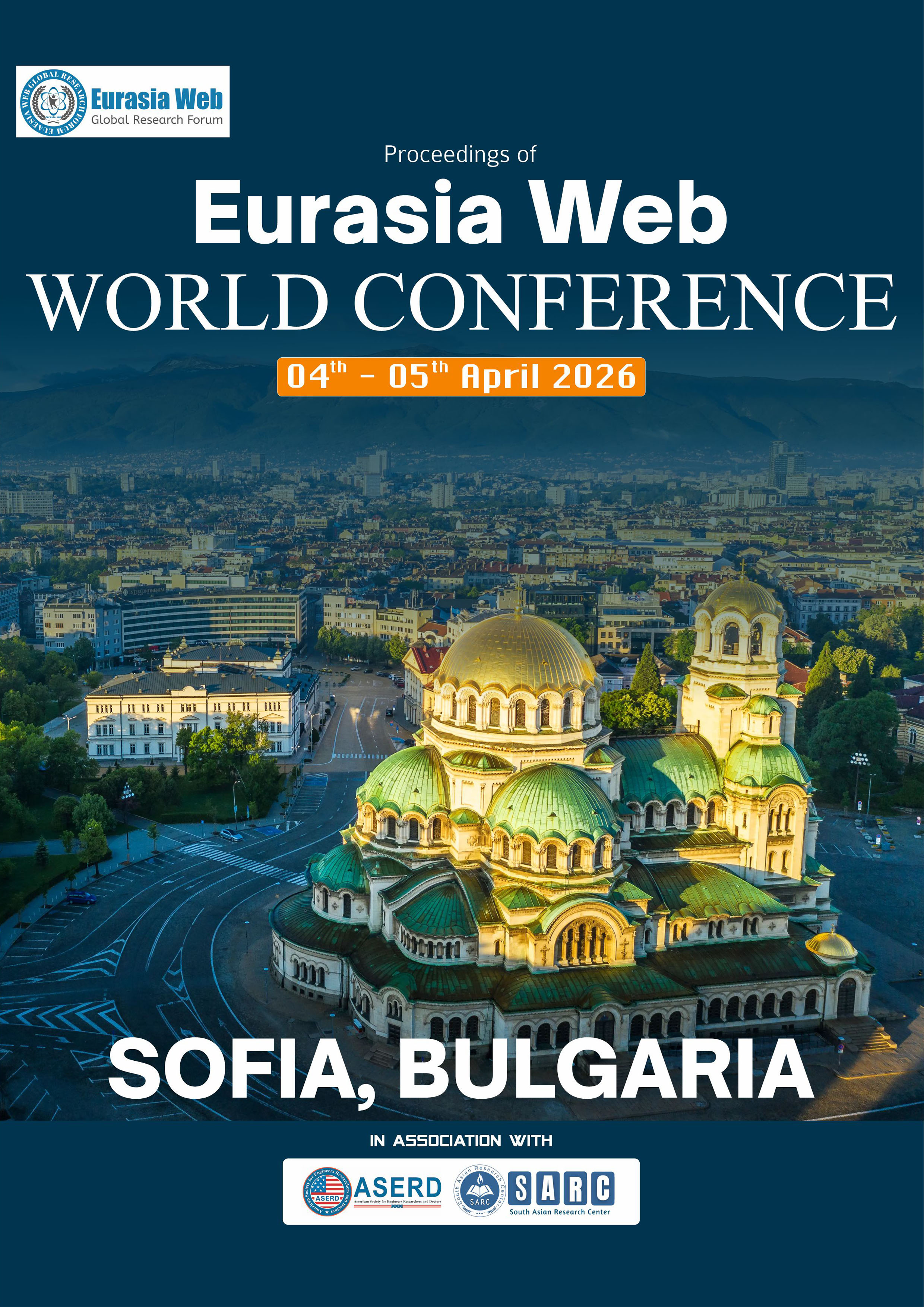 EURASIAWEB INTERNATIONAL CONFERENCE. Sofia, Bulgaria  04-04-2026