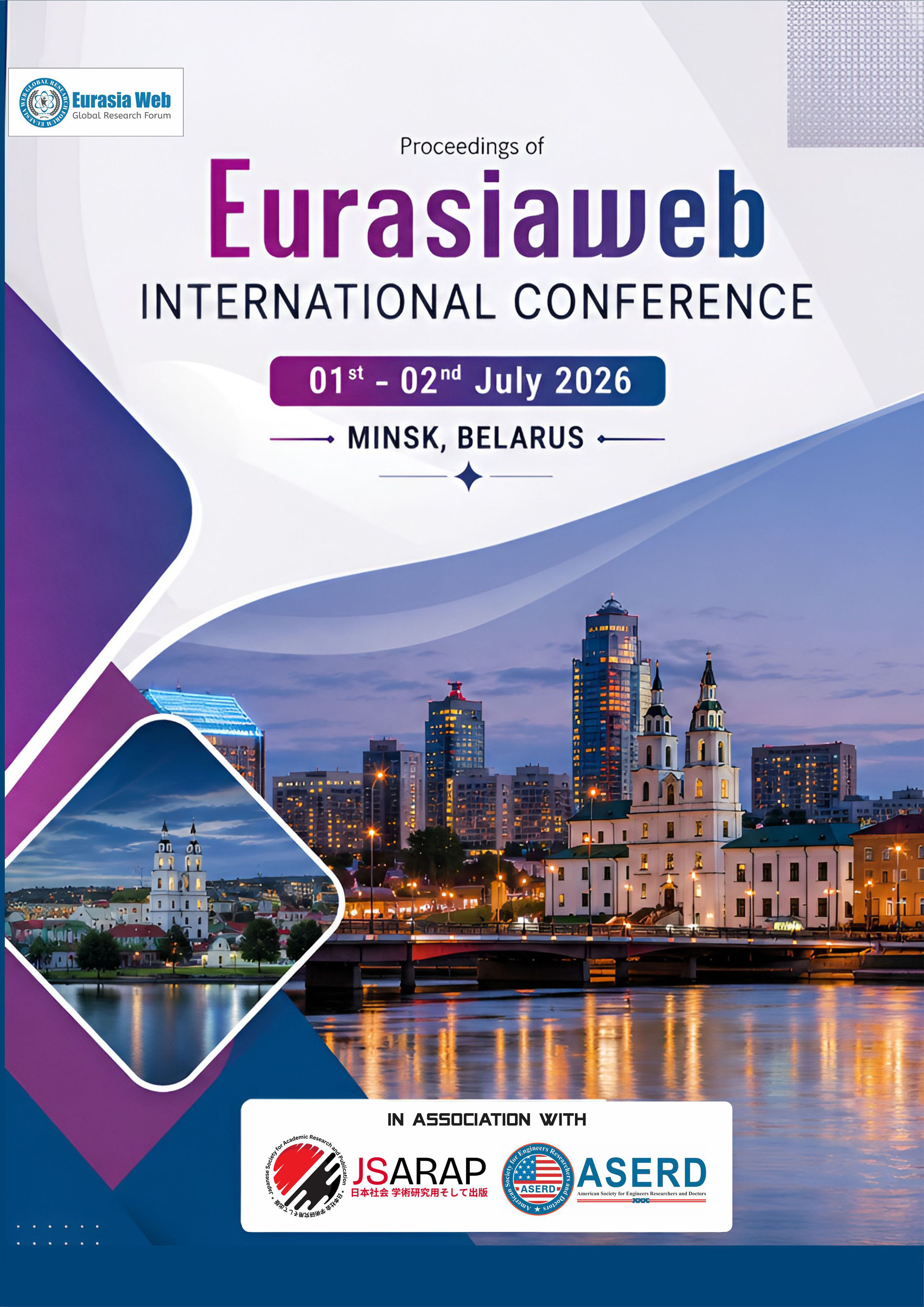 EURASIAWEB INTERNATIONAL CONFERENCE. Minsk, Belarus  01-07-2026